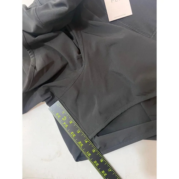 Free Fly Womens Bamboo Breeze Lined Black Shorts Size L 4 Inch Inseam - Picture 4 of 7